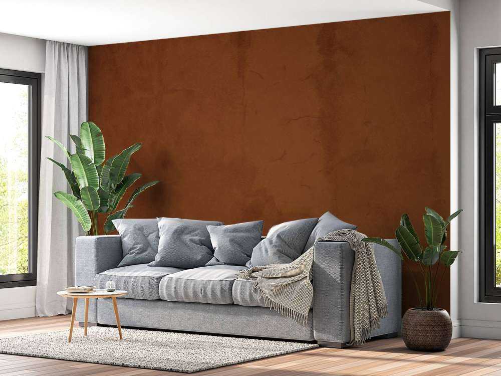 Roodbruin beton