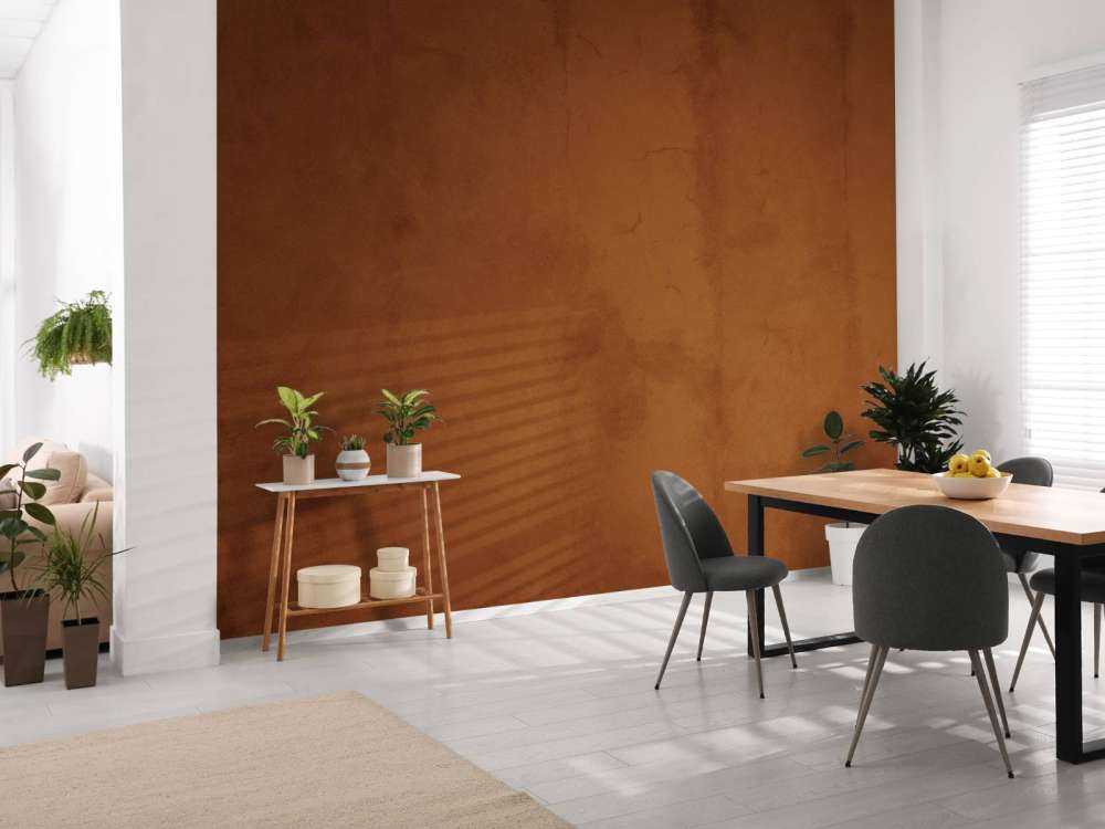 Roodbruin beton