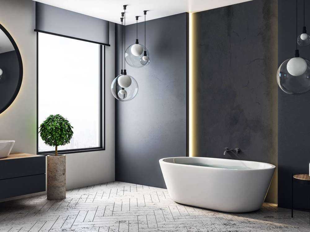 Houtskool grijs beton