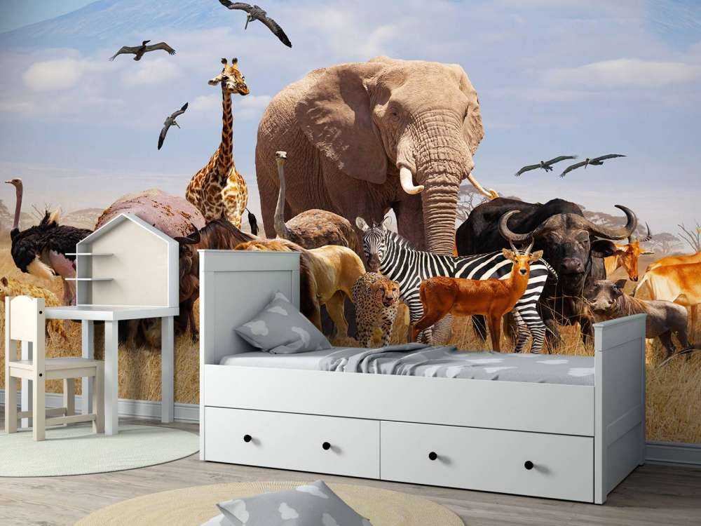 Afrikaanse dieren bij Kilimanjaro