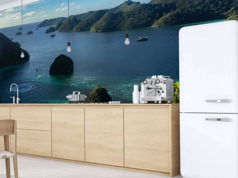 Mooi uitzicht op de zee