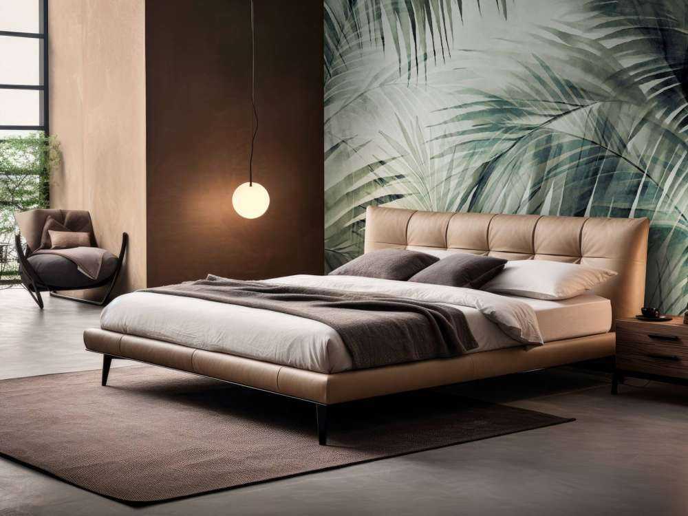 Tropical retreat palm jungle green