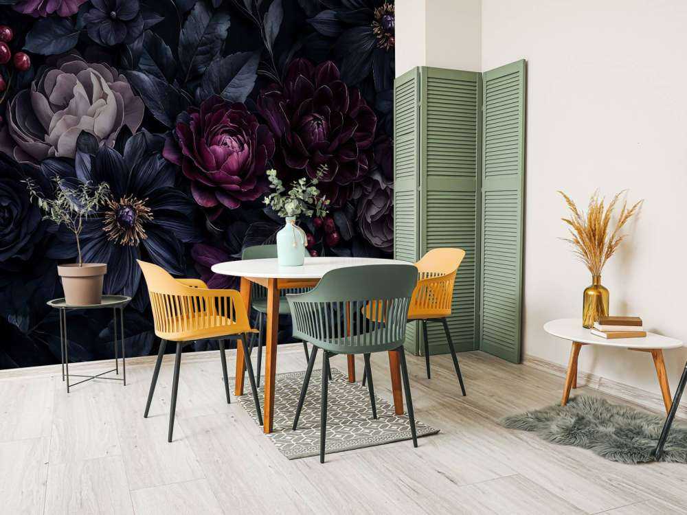 Mystic moody baroque midnight garden delight