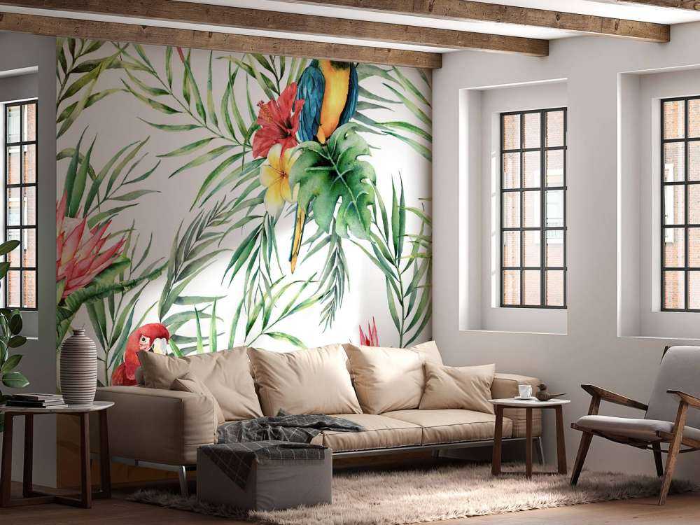 Exotische vogels print