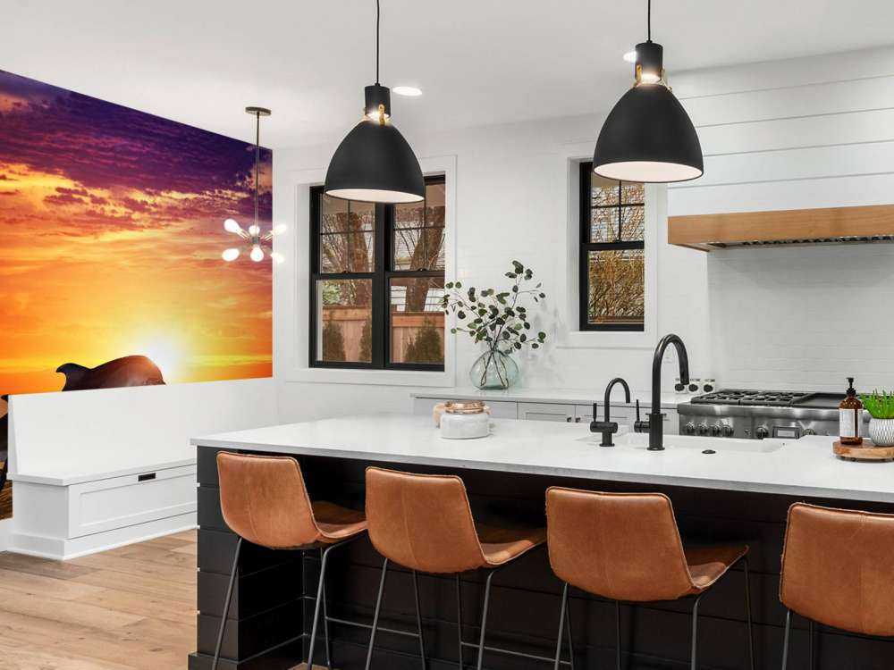 Dolfijnen bij zonsondergang