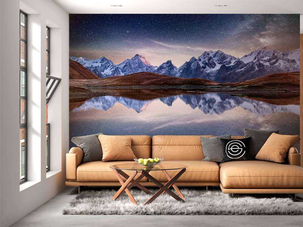 Een reflecterende sterrenhemel