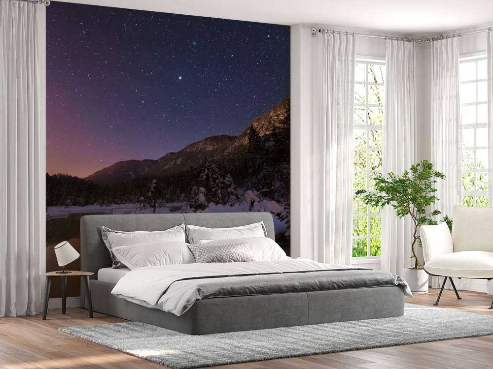 Droomnacht onder een sterrenhemel