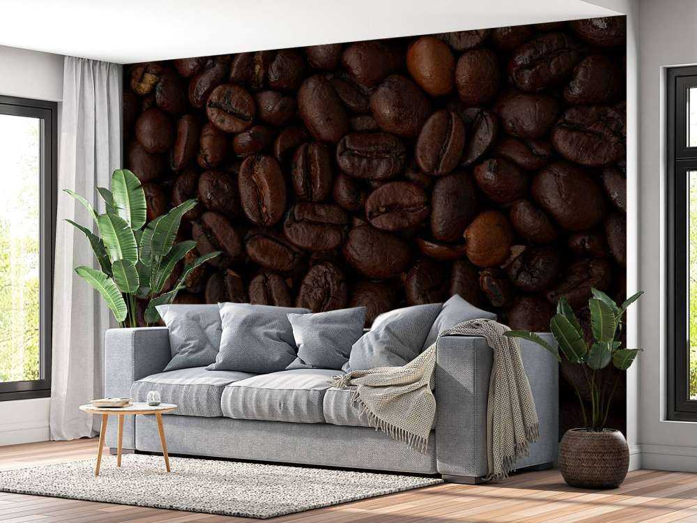 Koffiebonen close up