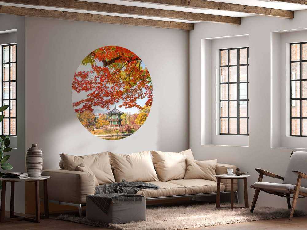 Gyeongbukgung Palace in de herfst