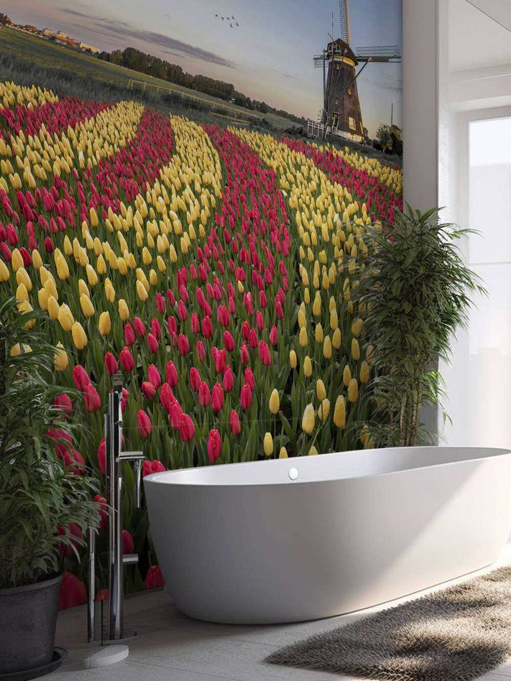 Nederlandse tulpenveld