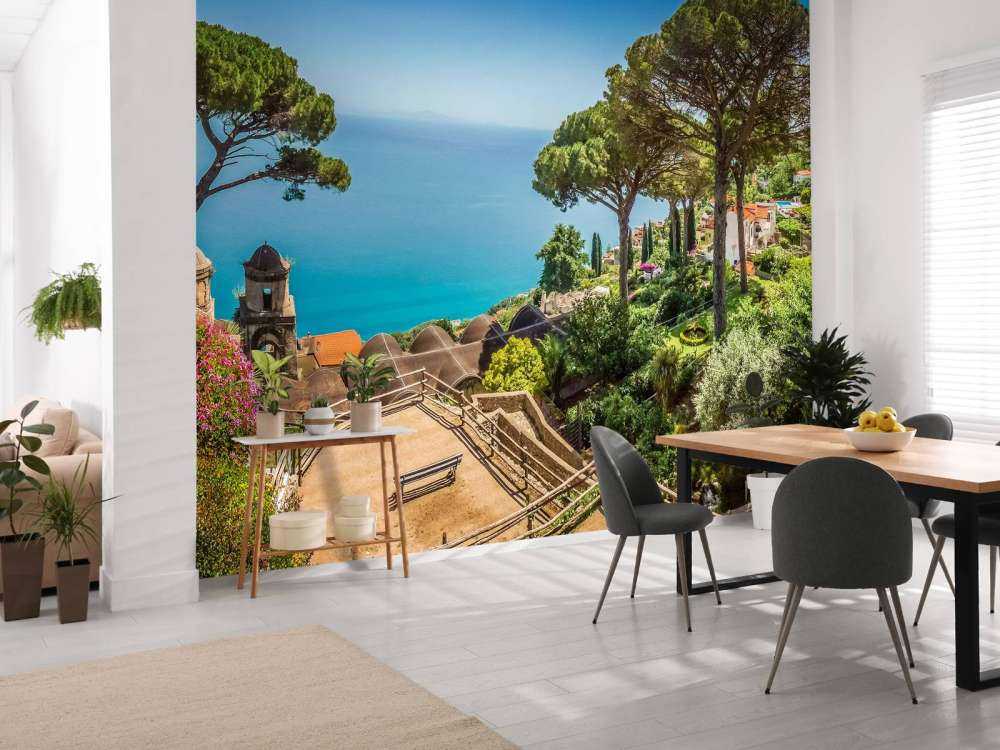 Uitzicht foto aan de kust van Italië