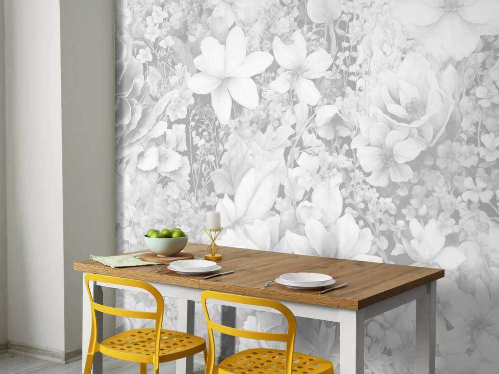 Flower festivalSEAMLESS White