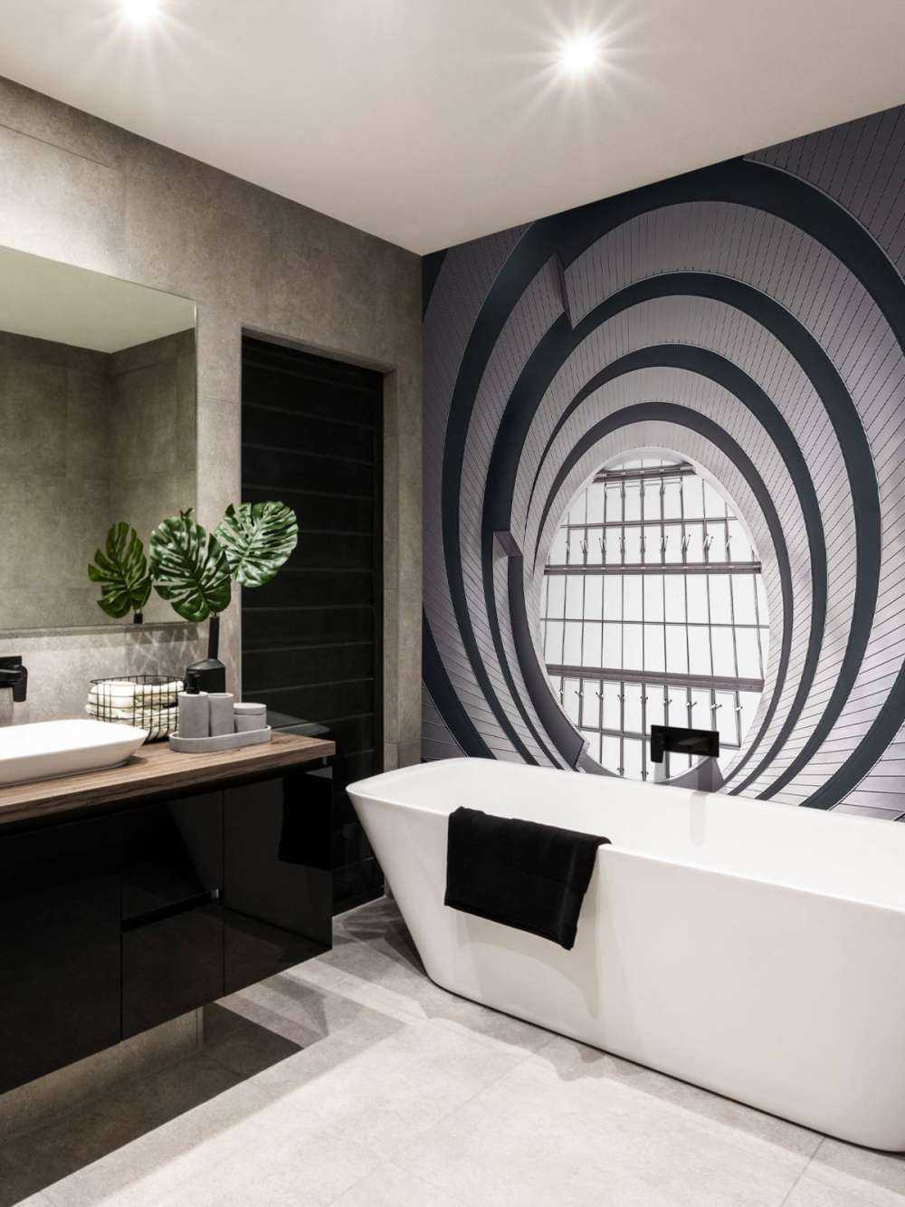 Concentric harmony in beige