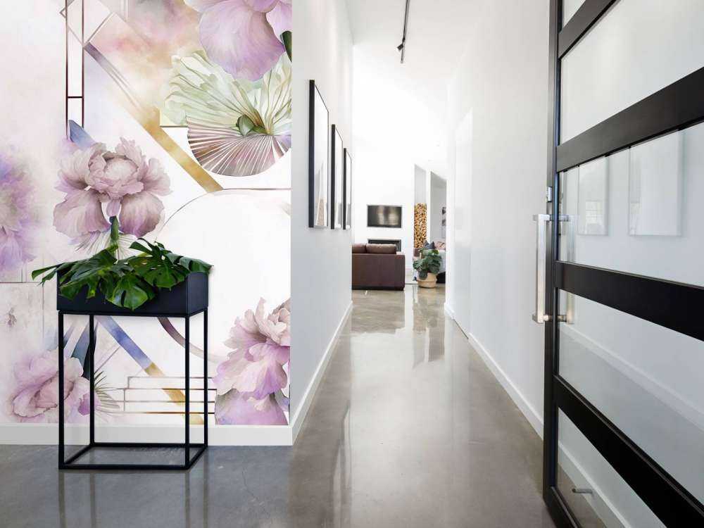 Watercolor Geometry Pink