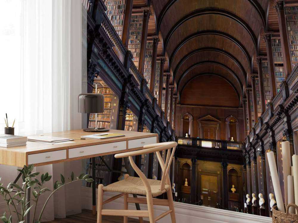 Klassieke Boekenzaal met Bogen