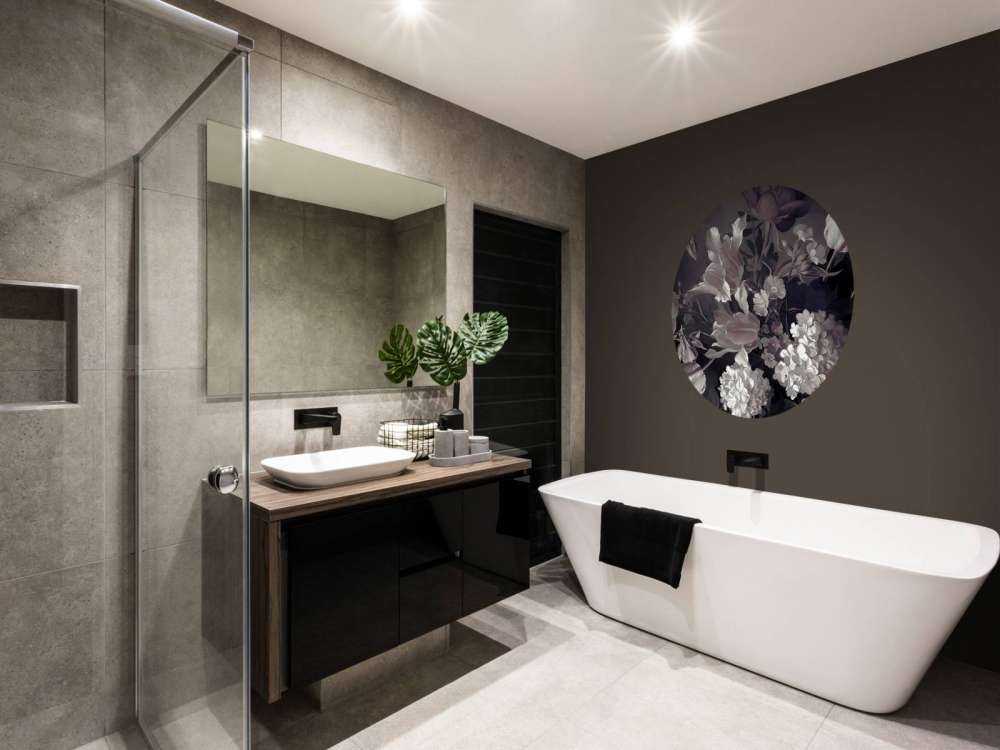 Bouquet with tulips Purple