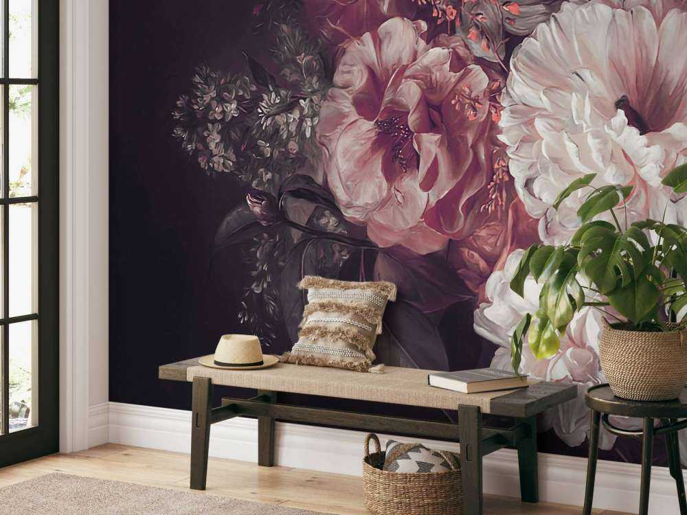 Bouquet with lilac Red