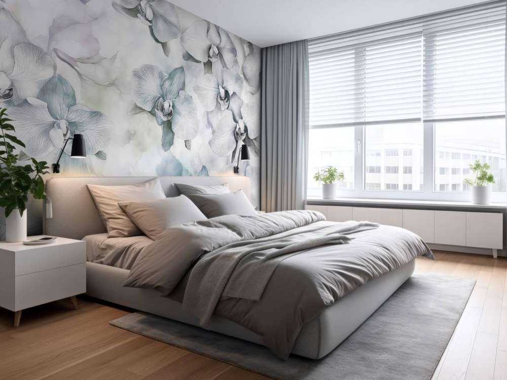 Watercolor orchids melodies