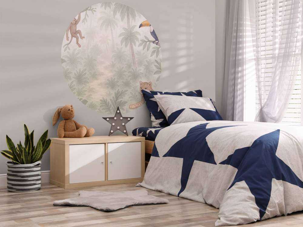 Junglevrienden in de ochtendmist