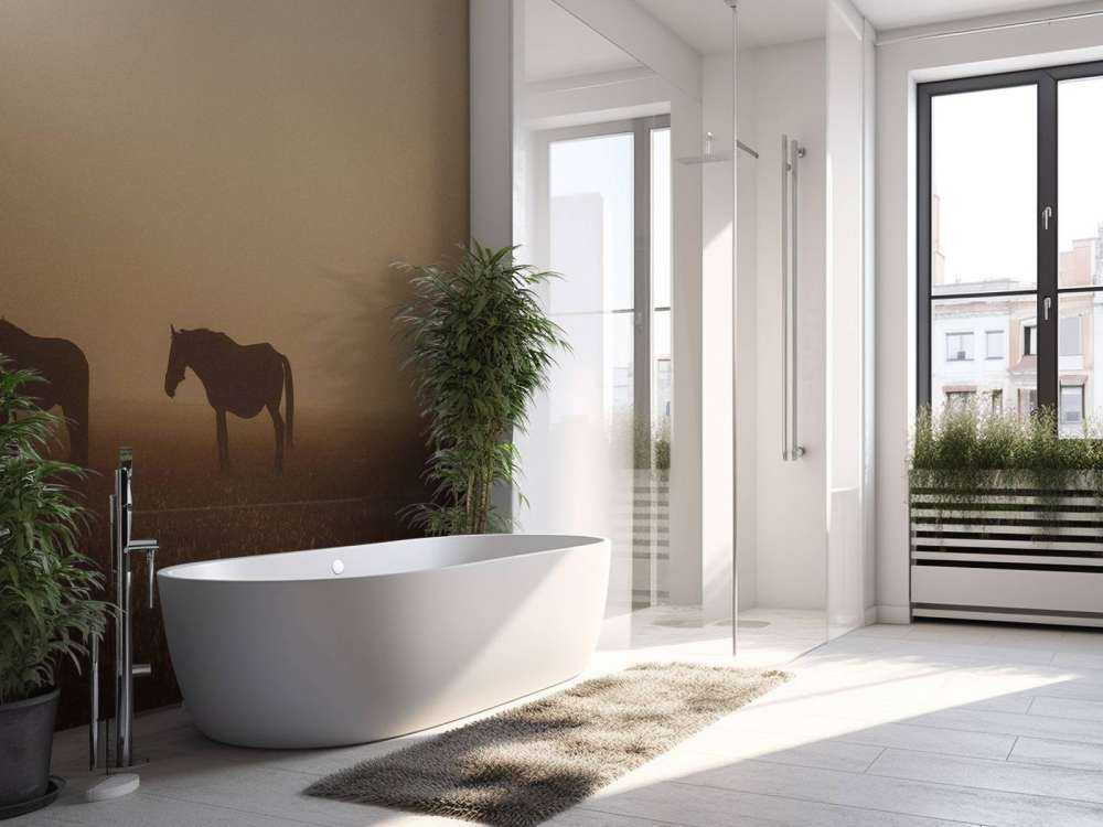 Paarden in de Nevelige Weide