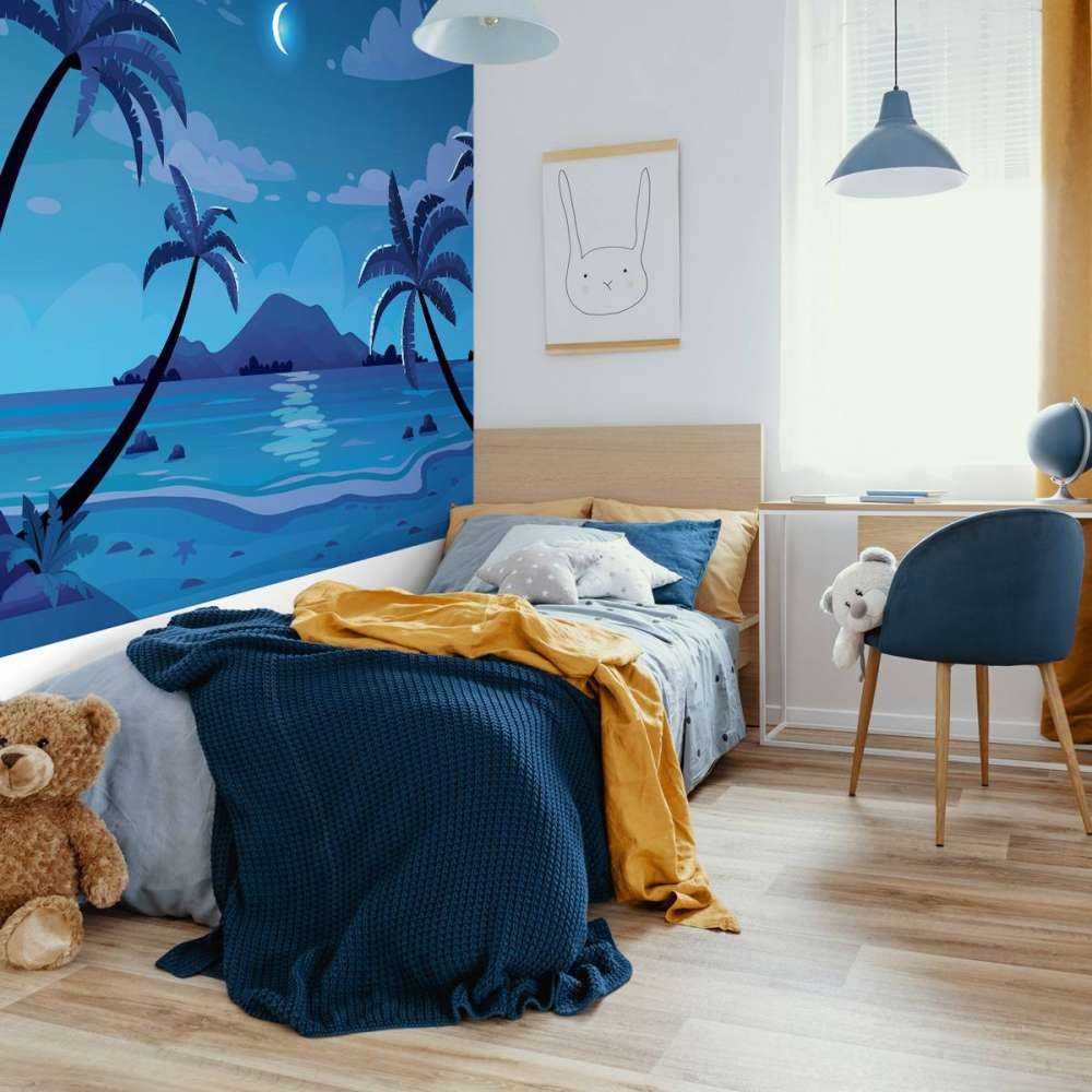 Mooi uitzicht bij nacht