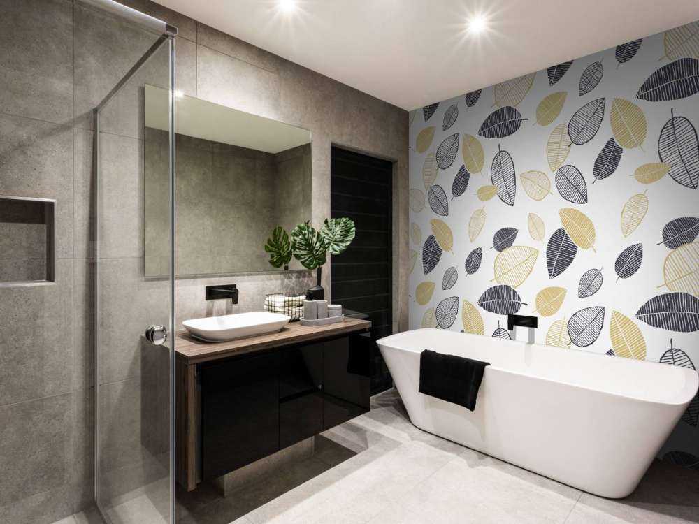 Goud zwarte bladeren