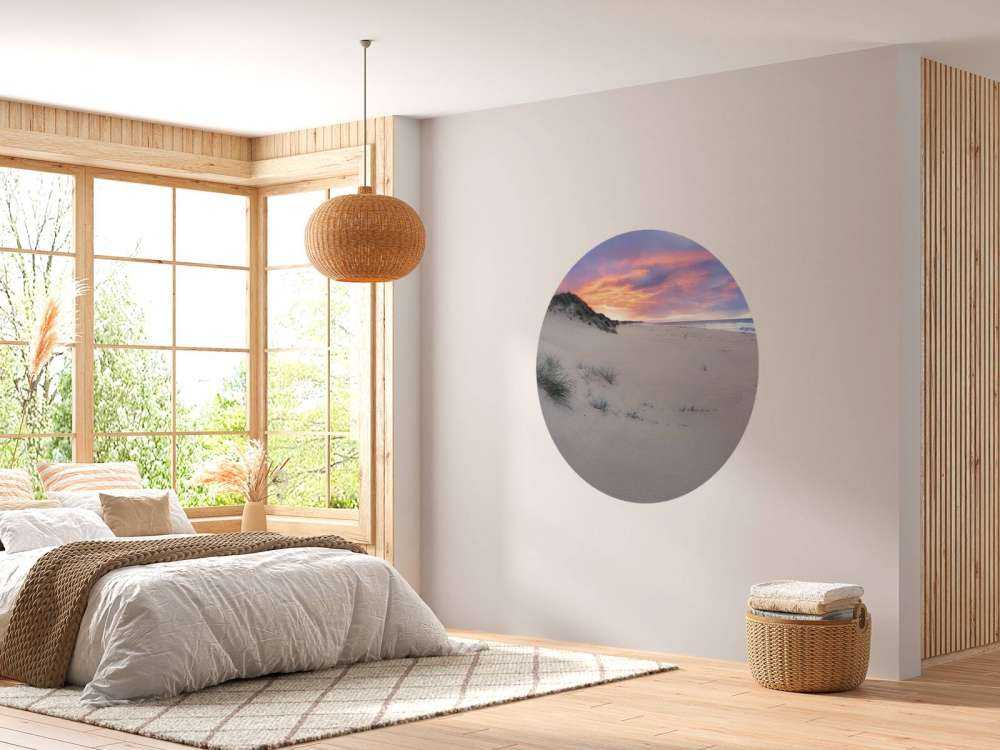 Zonsopgang over zandduinen