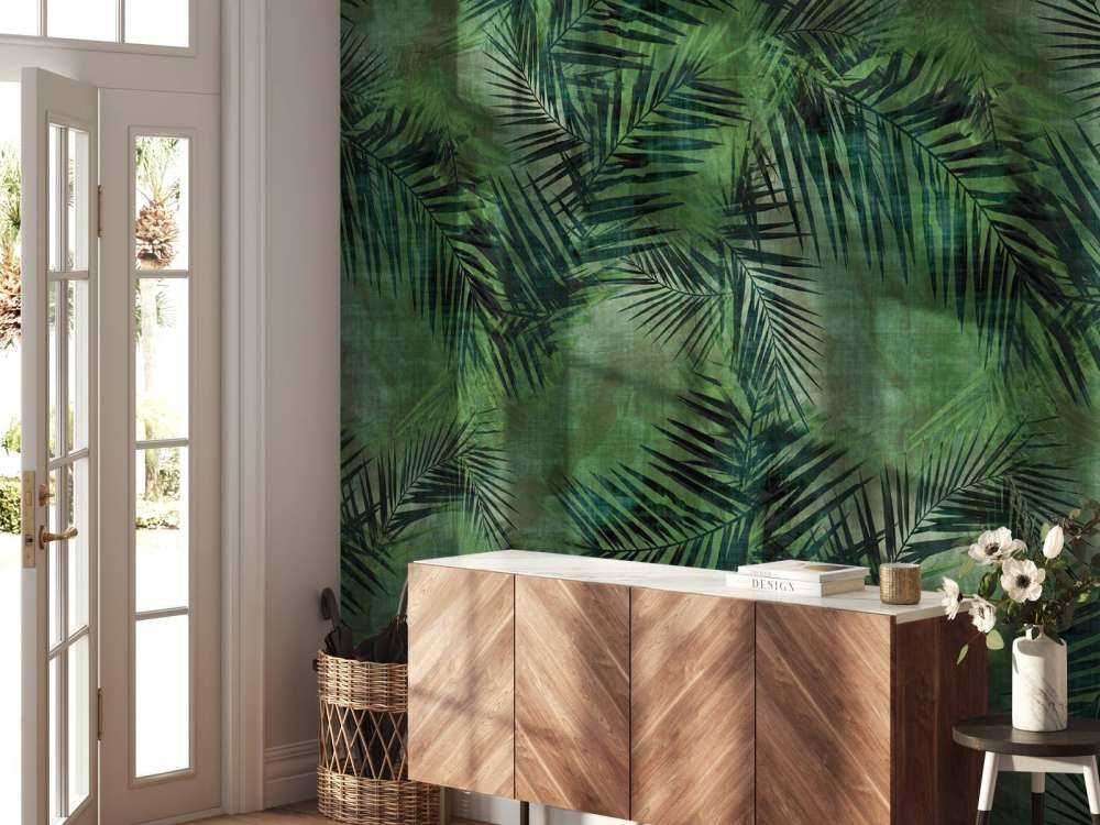 Groene tropische bladeren