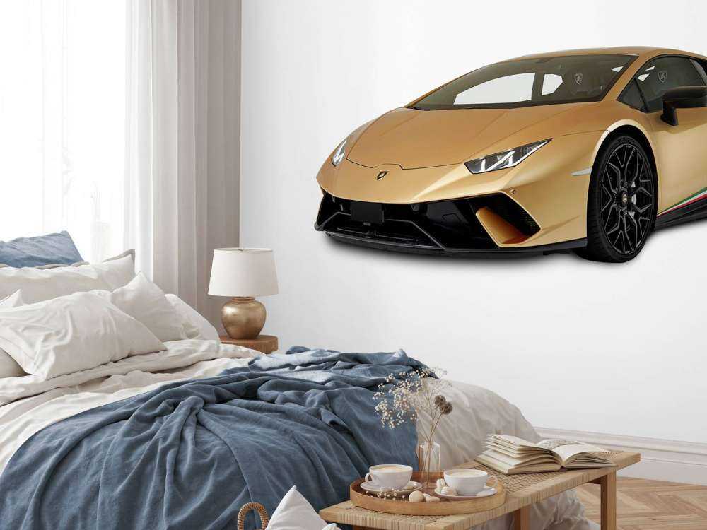 Lamborghini Huracán - Rechter voorkant wit