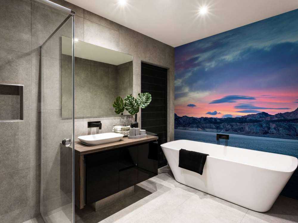 Meertje met zonsondergang