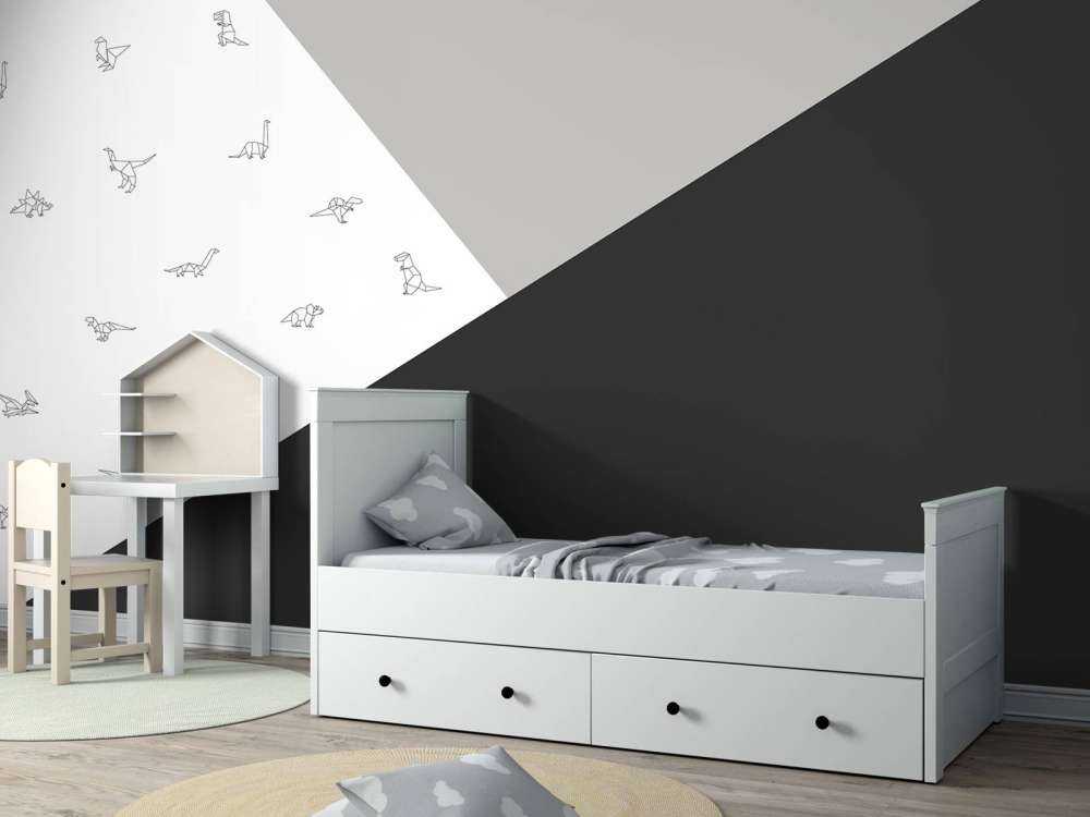 Zwart-wit driehoeken met dino's