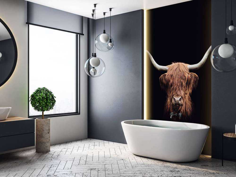 Vintage Schotse hooglander