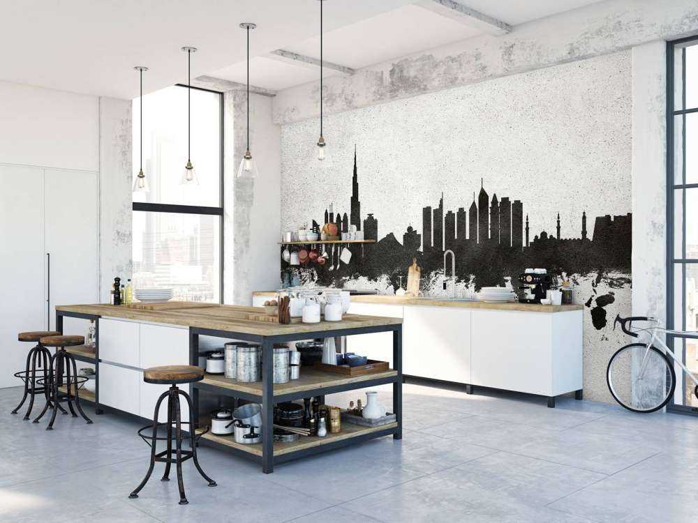 Waterverf skyline, Dubai