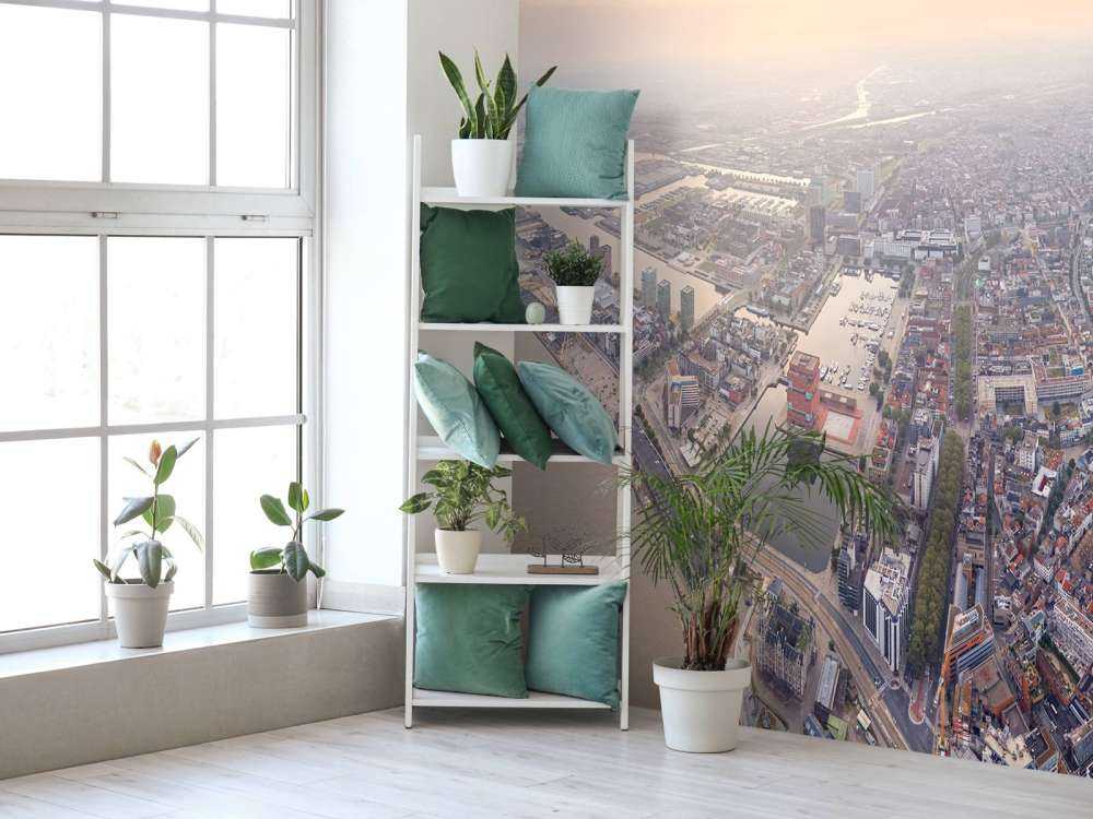 Luchtfoto Schelde Antwerpen