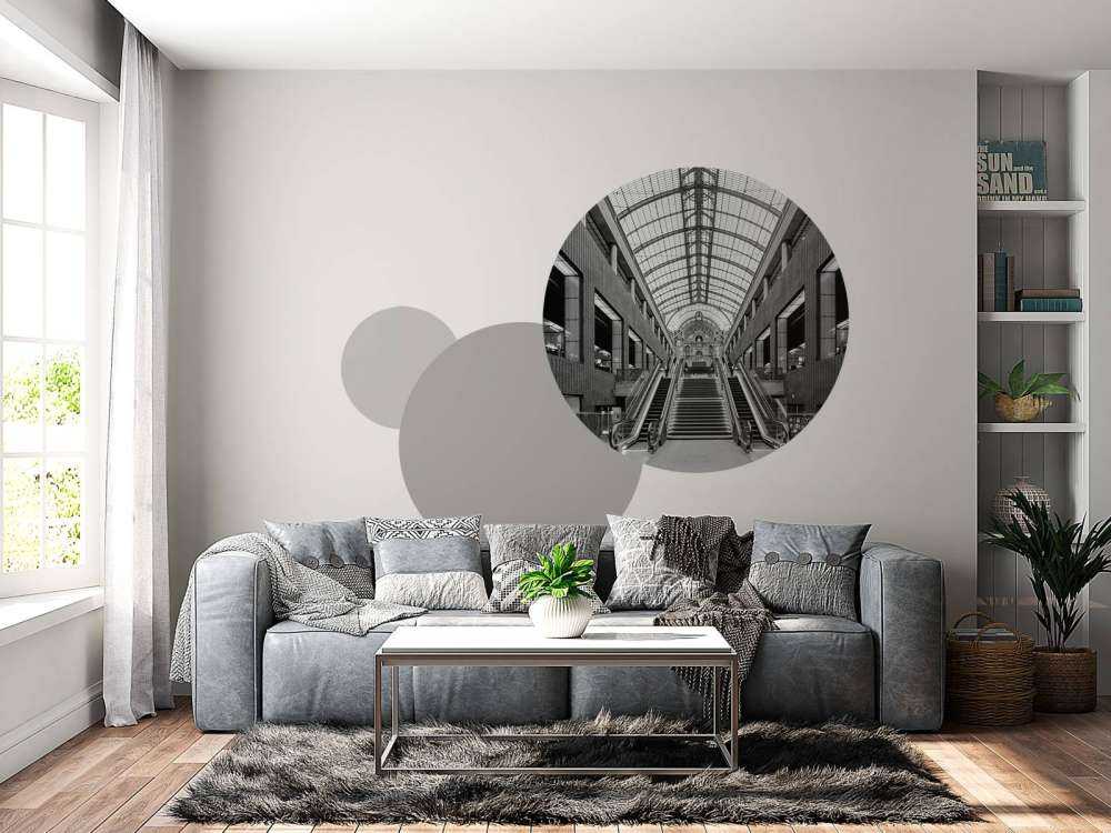 Antwerpen centraal station zwart wit