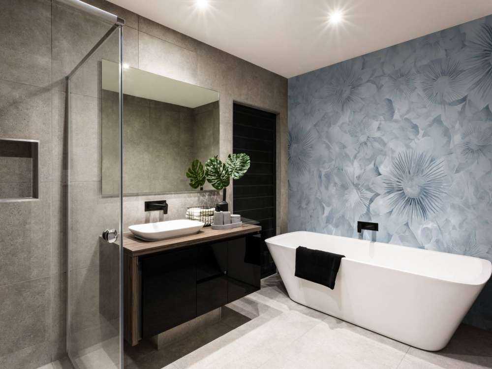 Botanical Watercolor Elegance Blue Moon