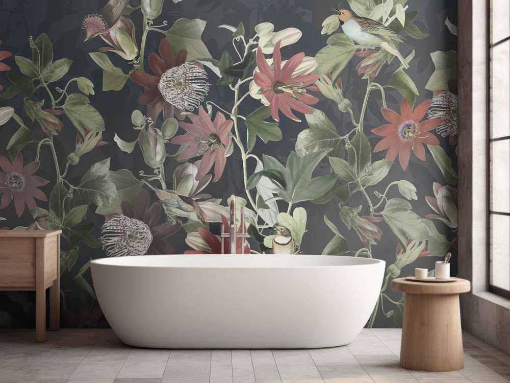 Seven Birds in Enchanted Foliage - Twilight Serenade