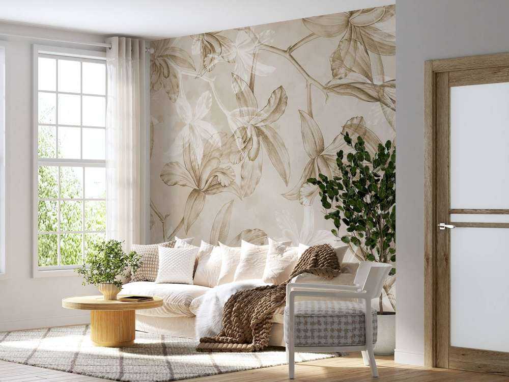 Orchid Dreamscape Sepia