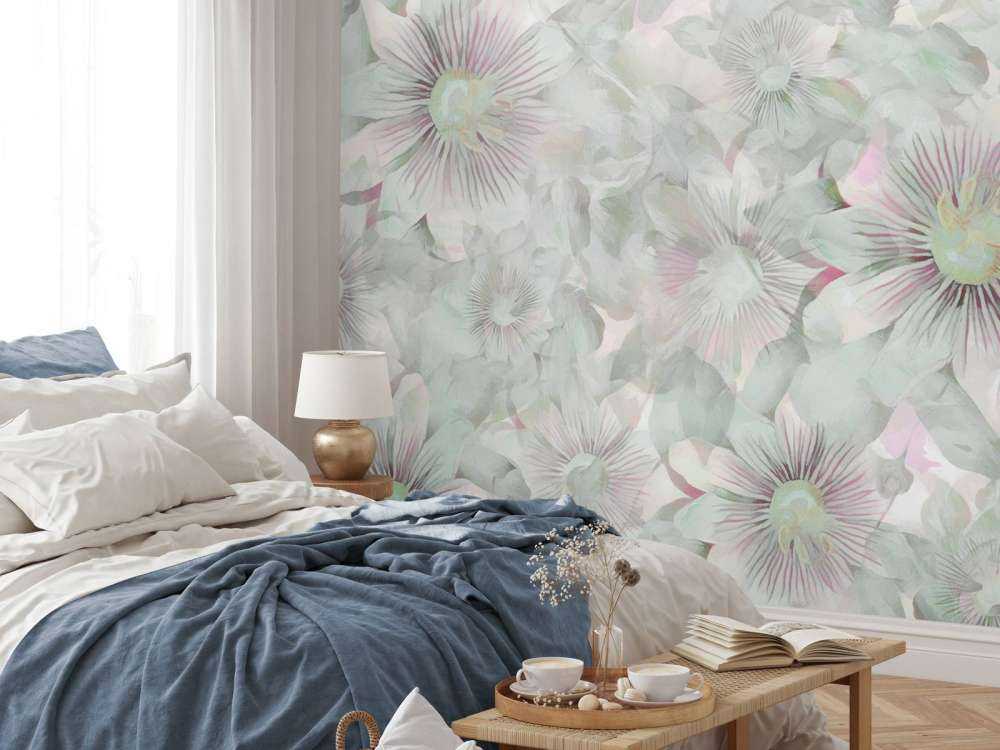 Botanical Watercolor Elegance Pastel Pink