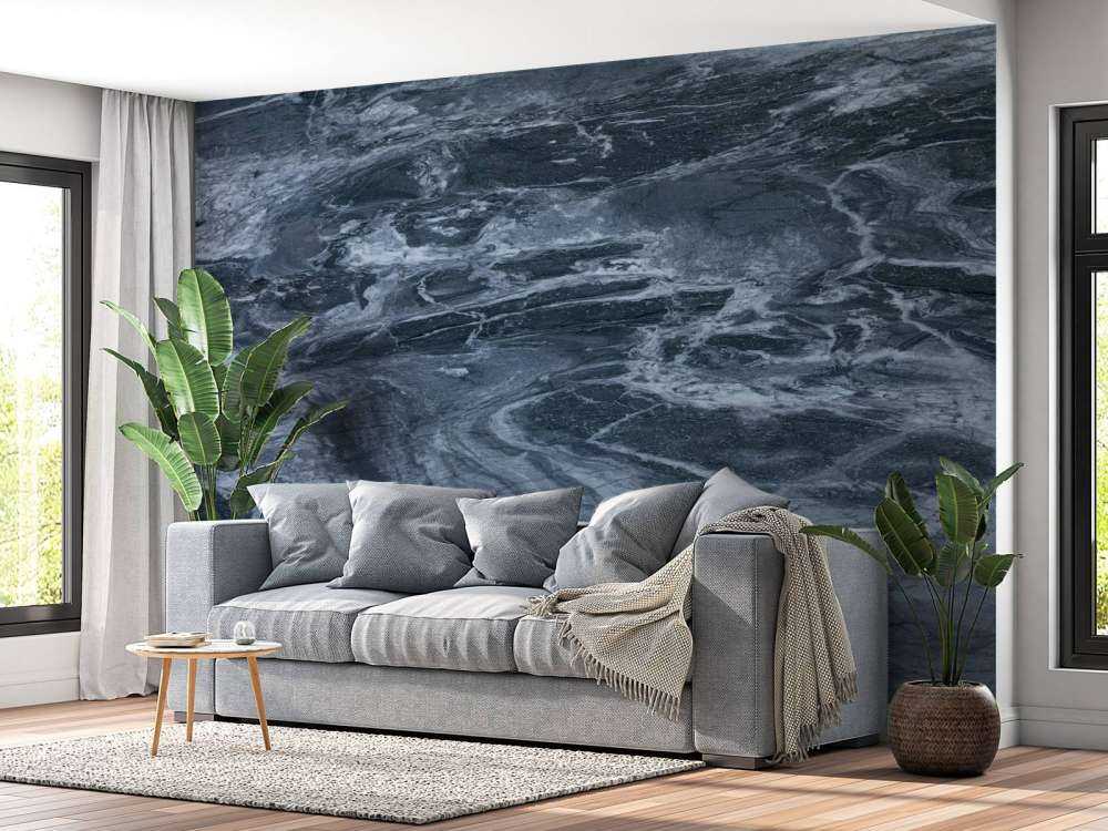 Marmer met blauwe tint