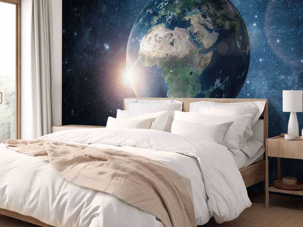 Uitzicht op de aarde