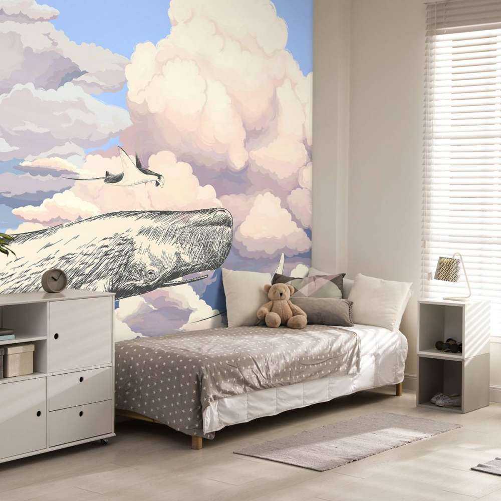 Walvis met zijn vrienden