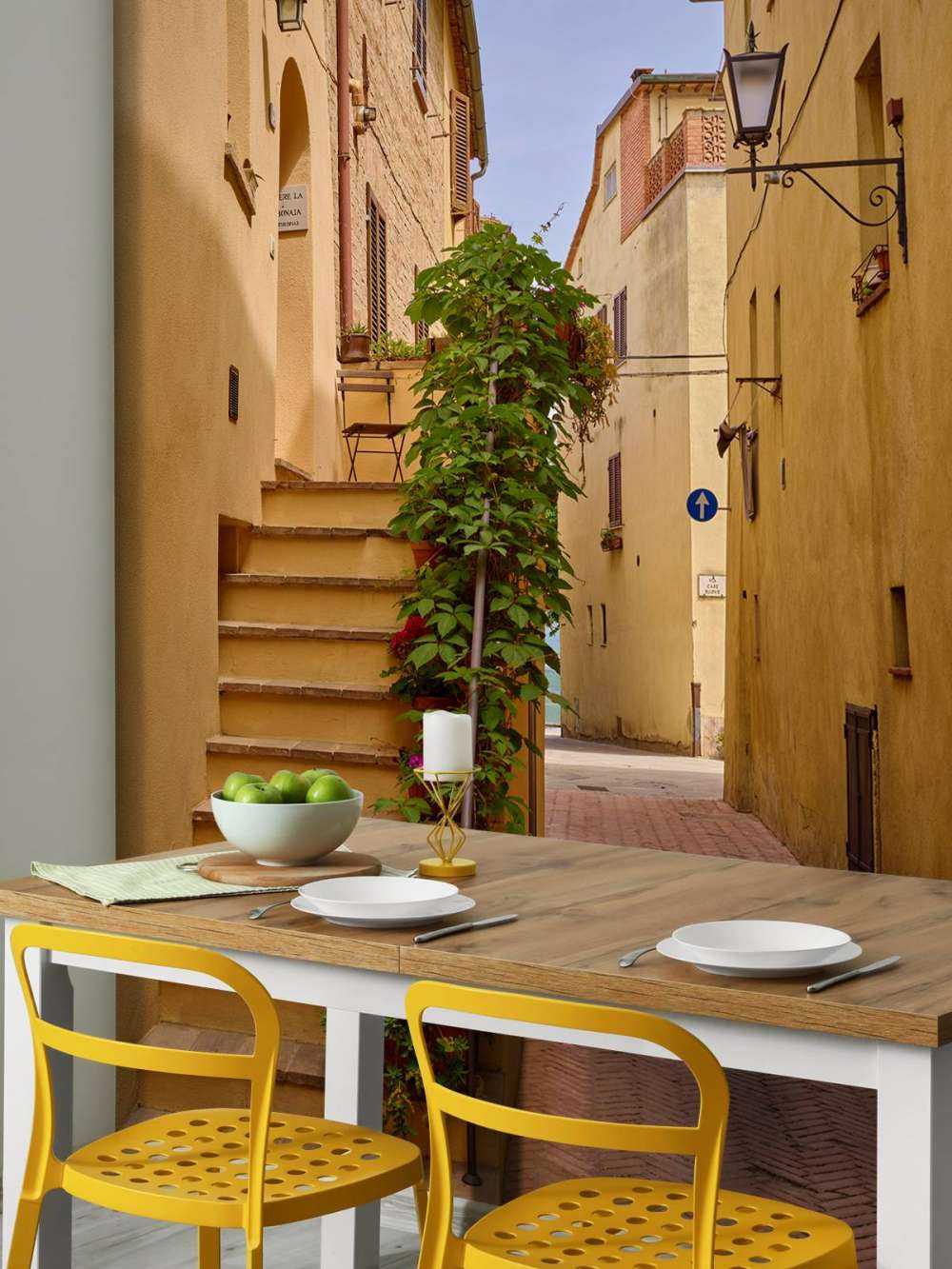 Trap in een Italiaans straatje