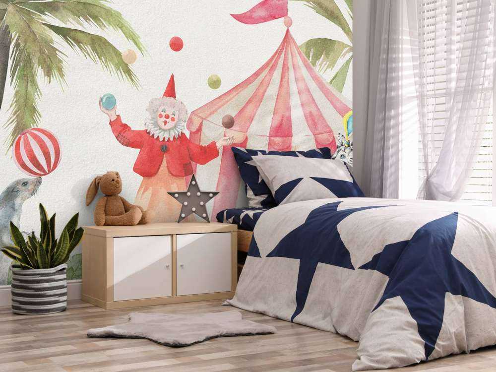 Vrolijke circus dieren