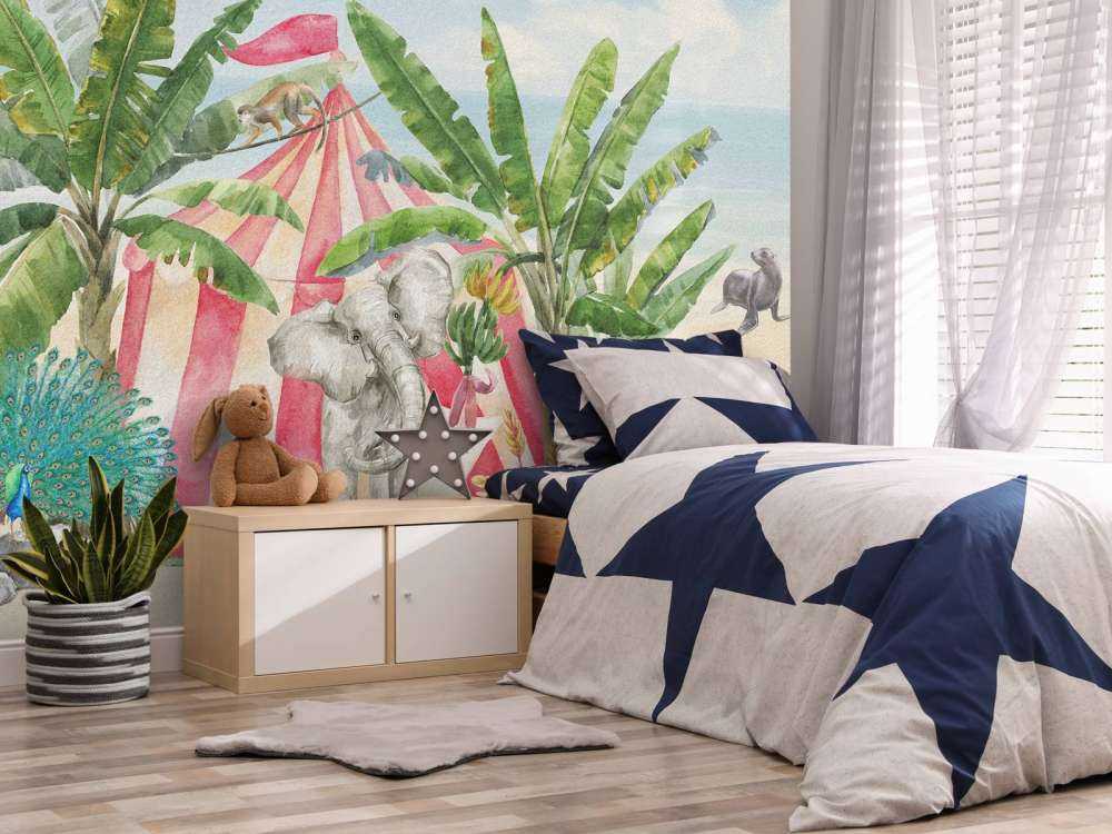 Circus op het strand