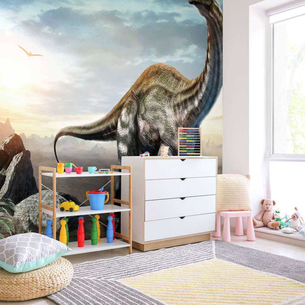 Apatosaurus in de bergen