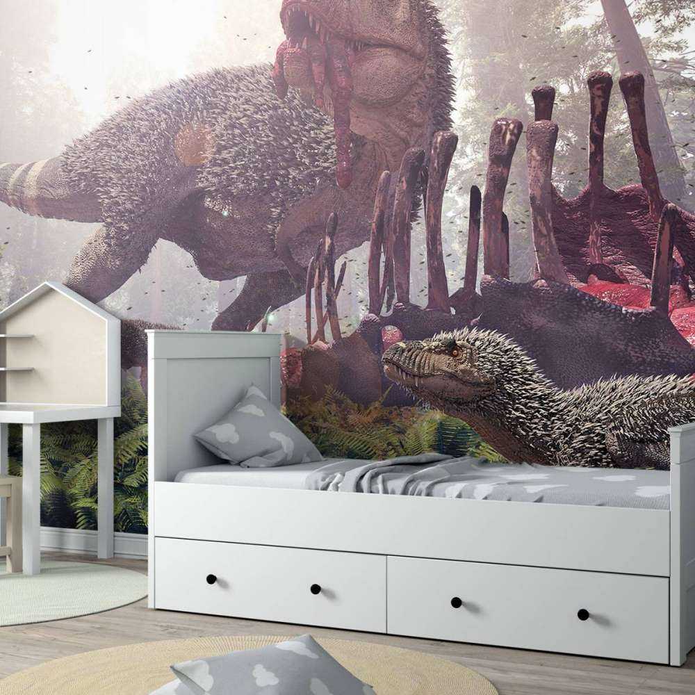 Tyrannosaurus Rex en haar jongen