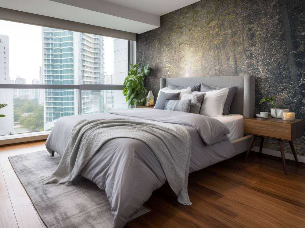 Pad door een verlaten bos