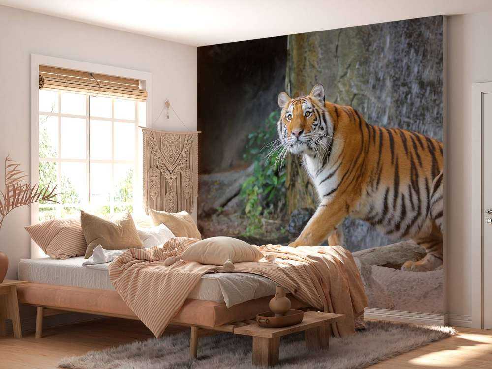 Een grote Sumatraanse tijger