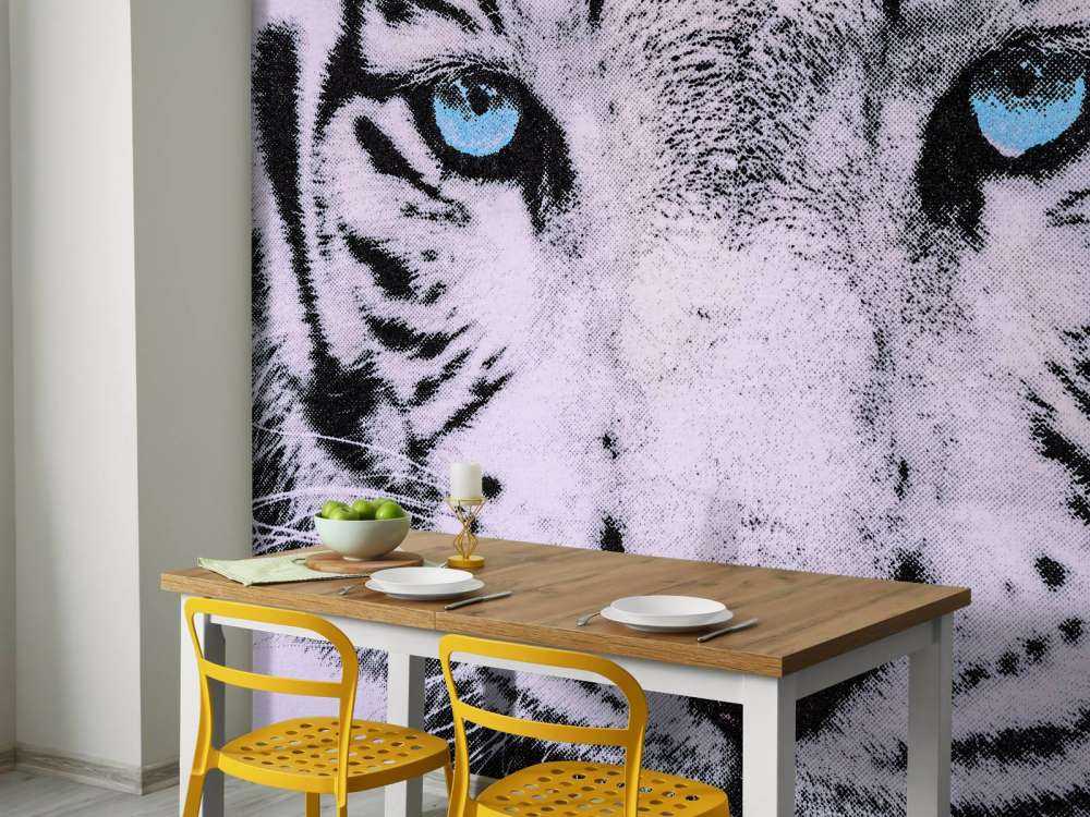 Gezicht van een Witte Tijger